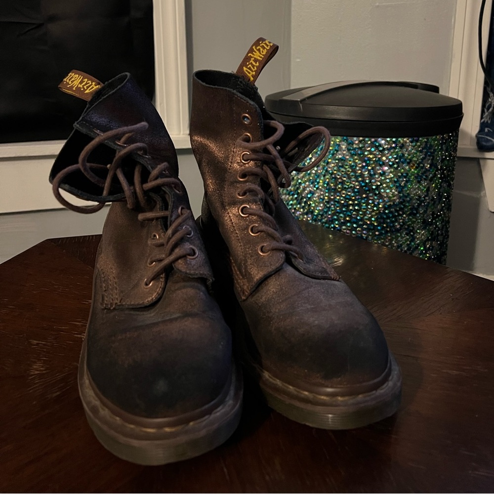 Doc Martens - (Metallic Bronze) Heeled Boots